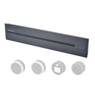 Utičnica - ugradbena Viking LZ40G/230V,50Hz/duljina 40cm/siva/do 5 modula/IP20/aluminij/ugradbena