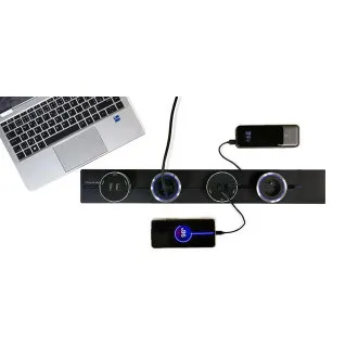 Utičnica - ugradbena Viking LZ40G/230V,50Hz/duljina 40cm/siva/do 5 modula/IP20/aluminij/ugradbena
