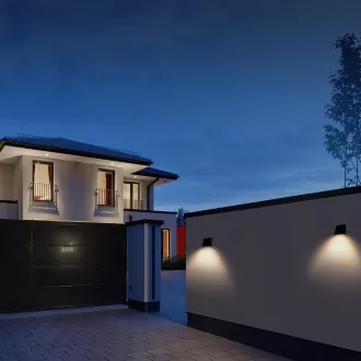 Vanjska solarna LED svjetiljka Viking SR25/Senzor pokreta/1000 lm/4 načina rada/IP54/dnevno bijela