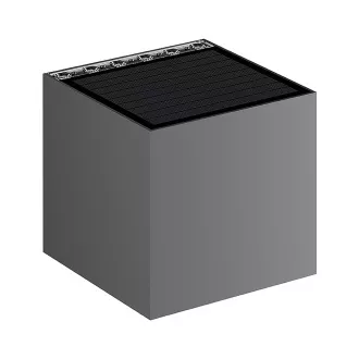 Vanjska solarna LED svjetiljka Viking SR32/700 lm/IP54/4 načina rada/dnevno bijela