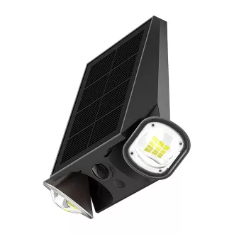 Vanjska solarna LED svjetiljka Viking SR39/Senzor pokreta/800 lm/IP44/4 načina rada/dnevno bijela