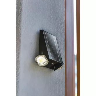 Vanjska solarna LED svjetiljka Viking SR39/Senzor pokreta/800 lm/IP44/4 načina rada/dnevno bijela