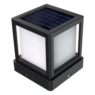 Vanjska solarna LED svjetiljka Viking SR54/ Solarna LED svjetiljka / Senzor pokreta / 800 lm / IP65