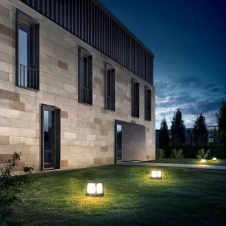 Vanjska solarna LED svjetiljka Viking SR54/ Solarna LED svjetiljka / Senzor pokreta / 800 lm / IP65