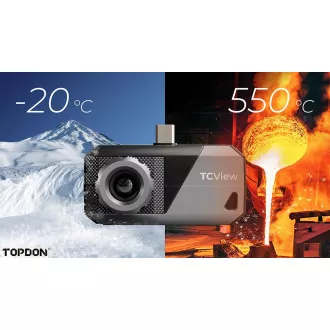 TOPDON termalna infracrvena kamera TS001/256x192/Windows/Android/vidno polje 13°x10°/USB-C/