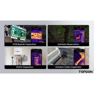 TOPDON termalna infracrvena kamera TS001/256x192/Windows/Android/vidno polje 13°x10°/USB-C/