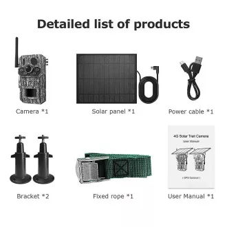 Solarna kamera Viking HDs05 4G/2304x1296/PIR detekcija/senzor pokreta/7800mAh Solarna kamera Viking HDs05 4G/2304x1296/PIR detekcija/senzor pokreta/7800mAh