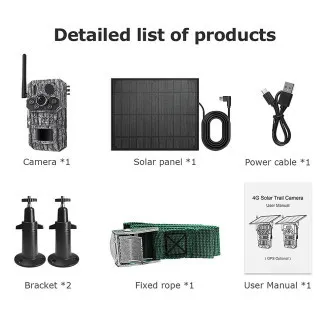 Solarna kamera Viking HDs05 4G/2304x1296/PIR detekcija/senzor pokreta/7800mAh Solarna kamera Viking HDs05 4G/2304x1296/PIR detekcija/senzor pokreta/7800mAh