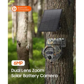 Solarna kamera Viking HDs04 4G siva/2304x1296/PIR detekcija/senzor pokreta/7800mAh