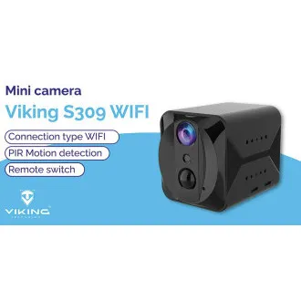 Mini kamera Viking S309 Wifi/1080P/noćni vid/senzor pokreta/2500mAh/mobilna aplikacija Mini kamera Viking S309 Wifi/1080P/noćni vid/senzor pokreta/2500mAh/mobilna aplikacija
