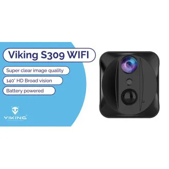 Mini kamera Viking S309 Wifi/1080P/noćni vid/senzor pokreta/2500mAh/mobilna aplikacija Mini kamera Viking S309 Wifi/1080P/noćni vid/senzor pokreta/2500mAh/mobilna aplikacija