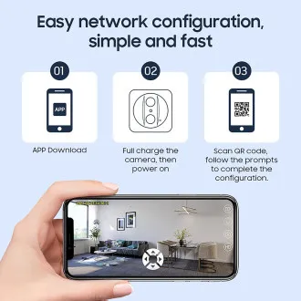Mini kamera Viking S309 Wifi/1080P/noćni vid/senzor pokreta/2500mAh/mobilna aplikacija Mini kamera Viking S309 Wifi/1080P/noćni vid/senzor pokreta/2500mAh/mobilna aplikacija