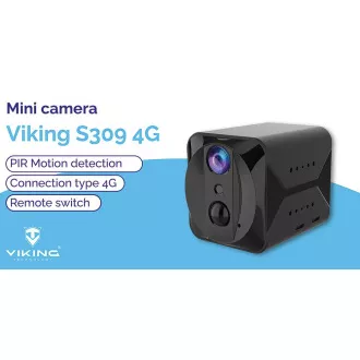 Mini kamera Viking S309 4G/1080P/noćni vid/senzor pokreta/2500mAh/mobilna aplikacija Mini kamera Viking S309 4G/1080P/noćni vid/senzor pokreta/2500mAh/mobilna aplikacija