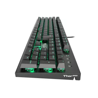 Genesis gaming mehanička tipkovnica THOR 300/RGB/Outemu plava/žičani USB/US raspored/crna