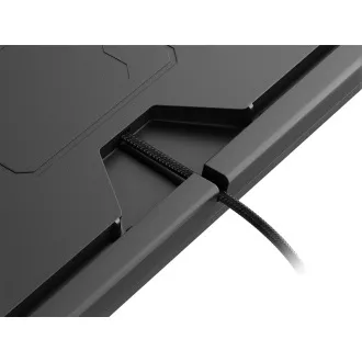 Genesis gaming mehanička tipkovnica THOR 300/RGB/Outemu plava/žičani USB/US raspored/crna