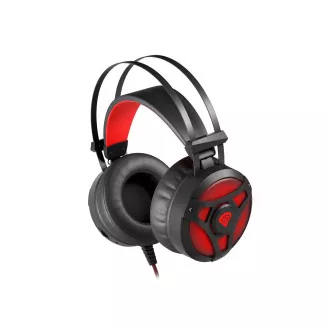 Gaming slušalice s mikrofonom Genesis Neon 360, Stereo, Vibracija, crveno pozadinsko osvjetljenje