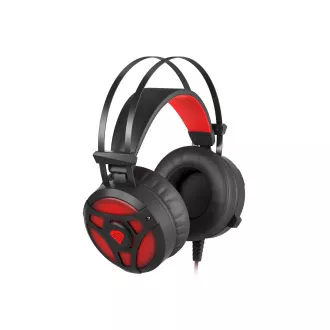 Gaming slušalice s mikrofonom Genesis Neon 360, Stereo, Vibracija, crveno pozadinsko osvjetljenje