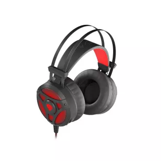 Gaming slušalice s mikrofonom Genesis Neon 360, Stereo, Vibracija, crveno pozadinsko osvjetljenje
