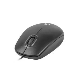 Natec laserski miš HAWK/1000 DPI/Office/Laser/1000 DPI/Žični USB/Crni