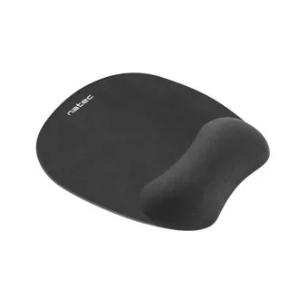 Natec CHIPMUNK ergonomska podloga za miša, memorijska pjena, crna, 230x200 mm