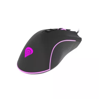 Genesis Gaming miš KRYPTON 770/RGB/Gaming/Optički/Dešnjak/6000 DPI/Žični USB/Crni