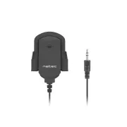 Natec Fox mikrofon, ljepljivi držač, 3.5mm jack, 1.8m