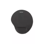 Natec Marmot ergonomska gel podloga za miša, crna, 245x225 mm