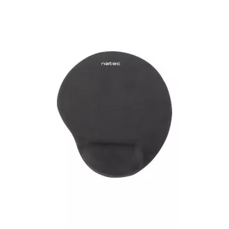 Natec Marmot ergonomska gel podloga za miša, crna, 245x225 mm