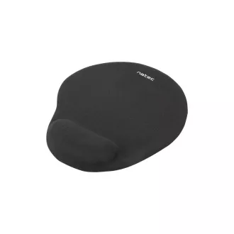 Natec Marmot ergonomska gel podloga za miša, crna, 245x225 mm