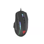 Genesis gaming optički miš XENON 220 G2/RGB/Gaming/Optički/Za dešnjake/12.400 DPI/Žični USB/Crni