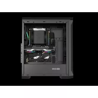 Kućište za računalo Genesis IRID 505 ARGB V2/Midi Tower/Prozirno/Crno