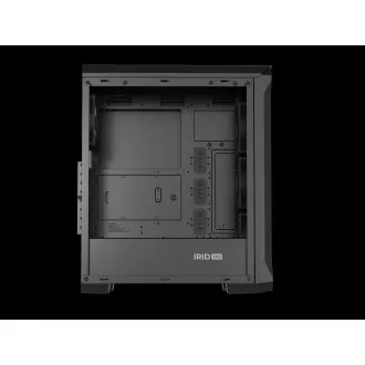 Kućište za računalo Genesis IRID 505 ARGB V2/Midi Tower/Prozirno/Crno