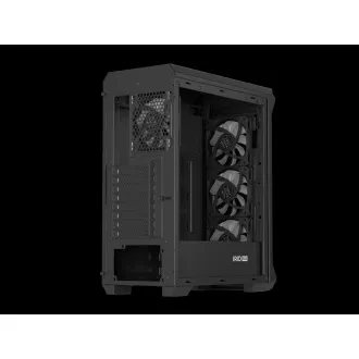 Kućište za računalo Genesis IRID 505 ARGB V2/Midi Tower/Prozirno/Crno