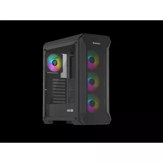 Kućište za računalo Genesis IRID 505 ARGB V2/Midi Tower/Prozirno/Crno