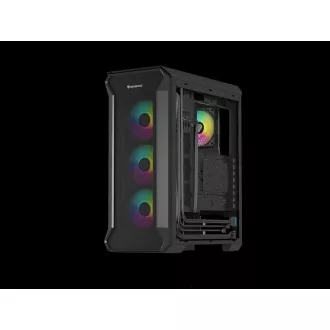 Kućište za računalo Genesis IRID 505 ARGB V2/Midi Tower/Prozirno/Crno