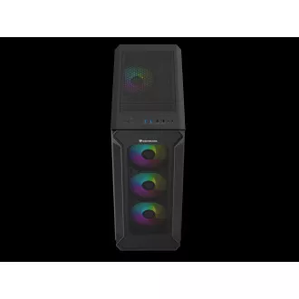 Kućište za računalo Genesis IRID 505 ARGB V2/Midi Tower/Prozirno/Crno