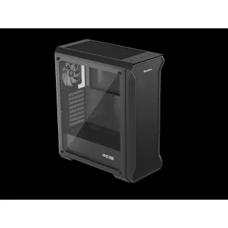 Kućište za računalo Genesis IRID 505 ARGB V2/Midi Tower/Prozirno/Crno