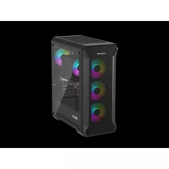Kućište za računalo Genesis IRID 505 ARGB V2/Midi Tower/Prozirno/Crno