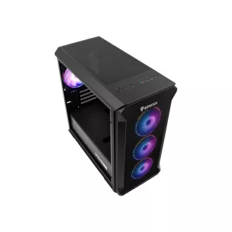 Kućište za računalo Genesis IRID 503 ARGB V2/Micro Tower/Prozirno/Crno