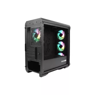 Kućište za računalo Genesis IRID 503 ARGB V2/Micro Tower/Prozirno/Crno