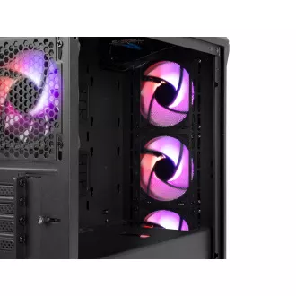 Kućište za računalo Genesis IRID 503 ARGB V2/Micro Tower/Prozirno/Crno