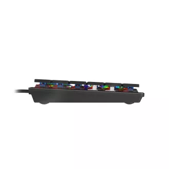 Genesis gaming mehanička tipkovnica THOR 420/RGB/Content Slim Blue/Žičani USB/US raspored/Siva