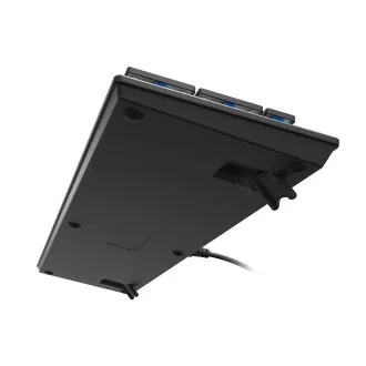 Genesis gaming mehanička tipkovnica THOR 420/RGB/Content Slim Blue/Žičani USB/US raspored/Siva