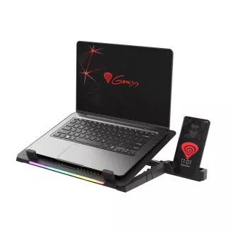 Hladna podloga za NB Genesis Oxid 450 RGB do 15,6", aluminijsko kućište