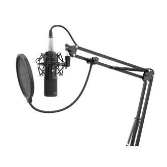 Genesis Radium 300 mikrofon za strujanje, XLR, kardioidna polarizacija, fleksibilni nosač, pop-filter