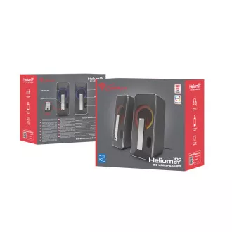 Genesis Gaming zvučnici HELIUM 100/RGB/Stereo/10W/Crno-srebrni