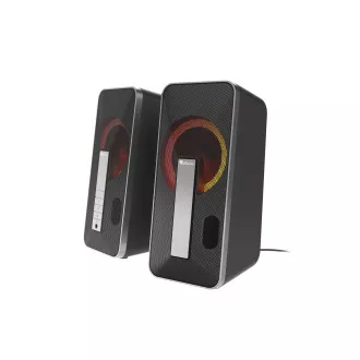 Genesis Gaming zvučnici HELIUM 100/RGB/Stereo/10W/Crno-srebrni