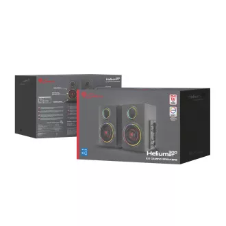 Zvučnici 2.0 24W GENESIS HELIUM 300BT ARGB, Bluetooth 5.0
