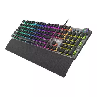Genesis gaming mehanička tipkovnica THOR 380/RGB/Outemu plava/žičani USB/US raspored/crna