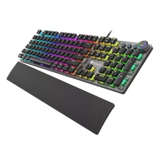 Genesis gaming mehanička tipkovnica THOR 380/RGB/Outemu plava/žičani USB/US raspored/crna